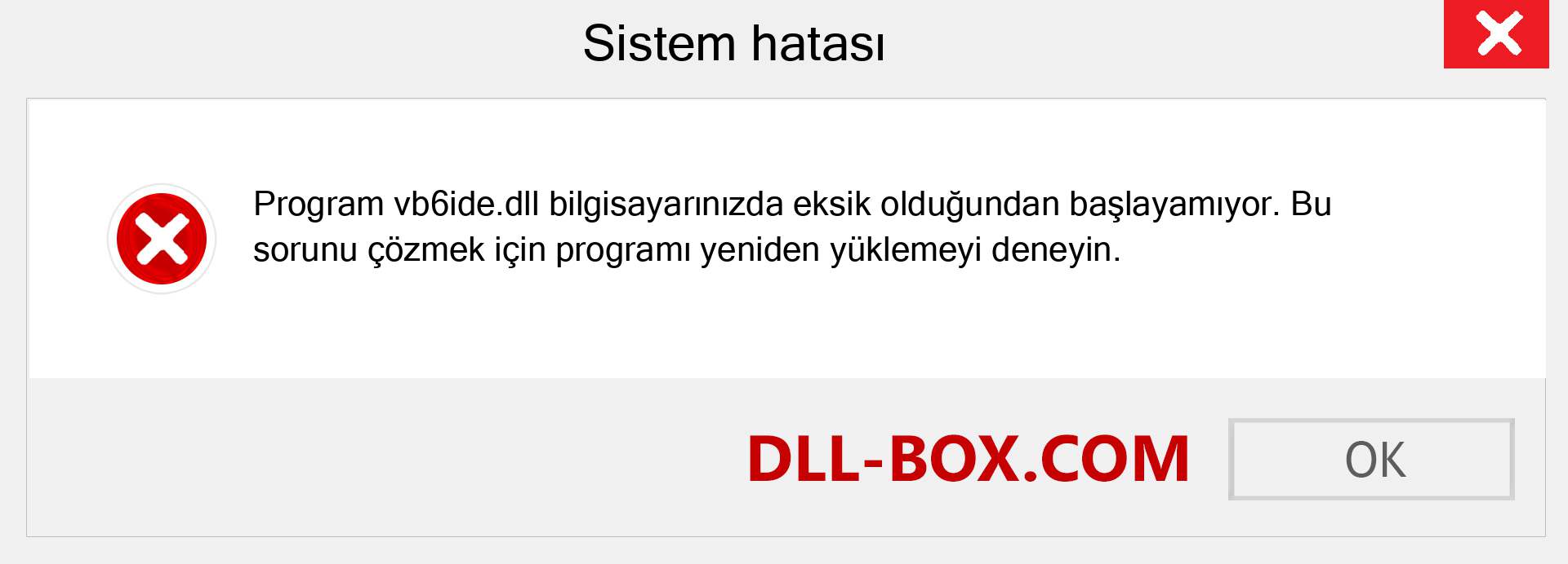 vb6ide.dll dosyası eksik mi? Windows 7, 8, 10 için İndirin - Windows'ta vb6ide dll Eksik Hatasını Düzeltin, fotoğraflar, resimler